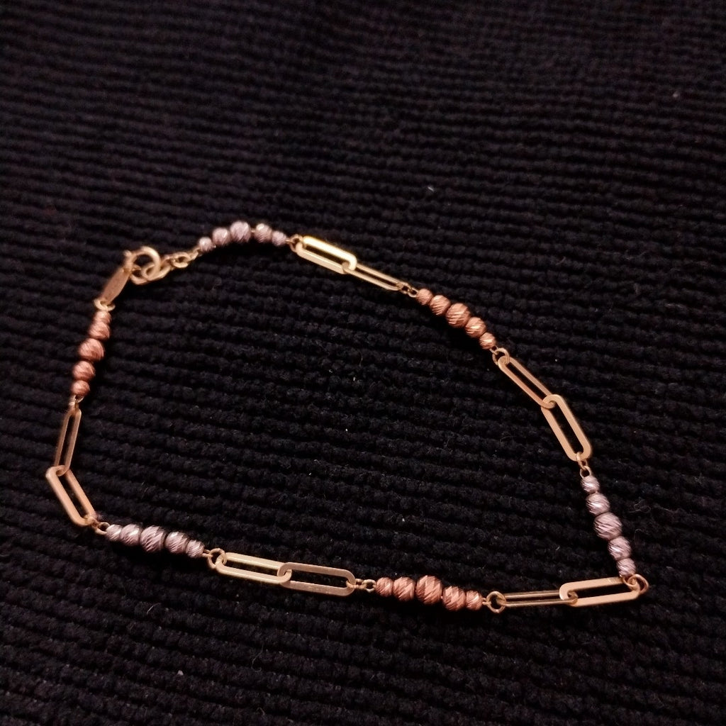 PULSERA ORO COMBINADO 10 K 1,70 GRMS (SEMINUEVO)