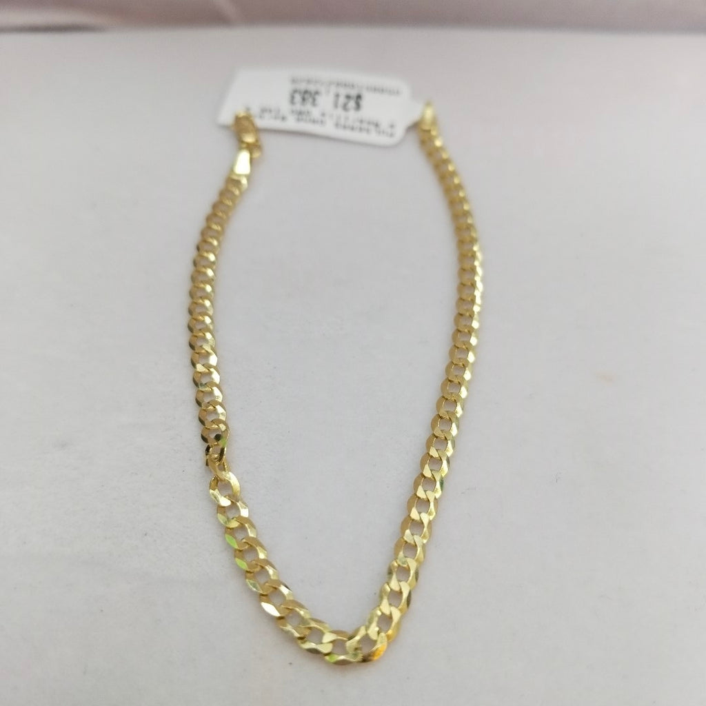PULSERAS DAMA BARBADA AMARILLA ORO 14K 2.5 (NUEVO)
