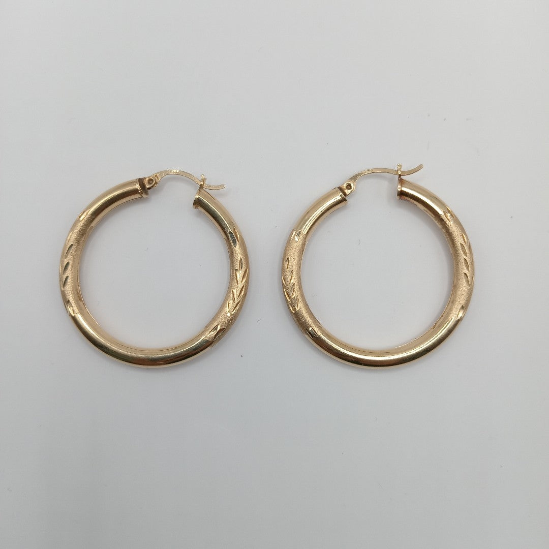 ARRACADAS PAR ORO 14 K 5,40 GRMS (SEMINUEVO)