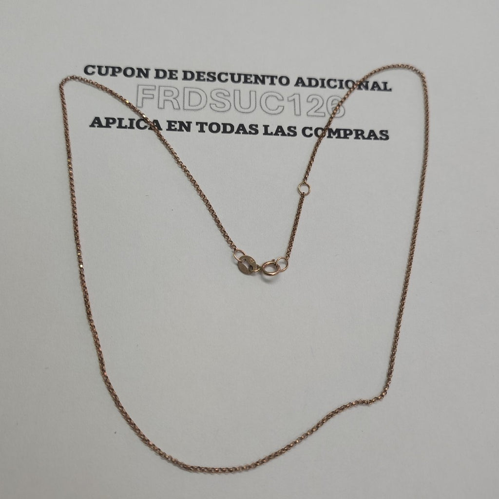 CADENA ORO 14 K 1,60 GRMS (SEMINUEVO)