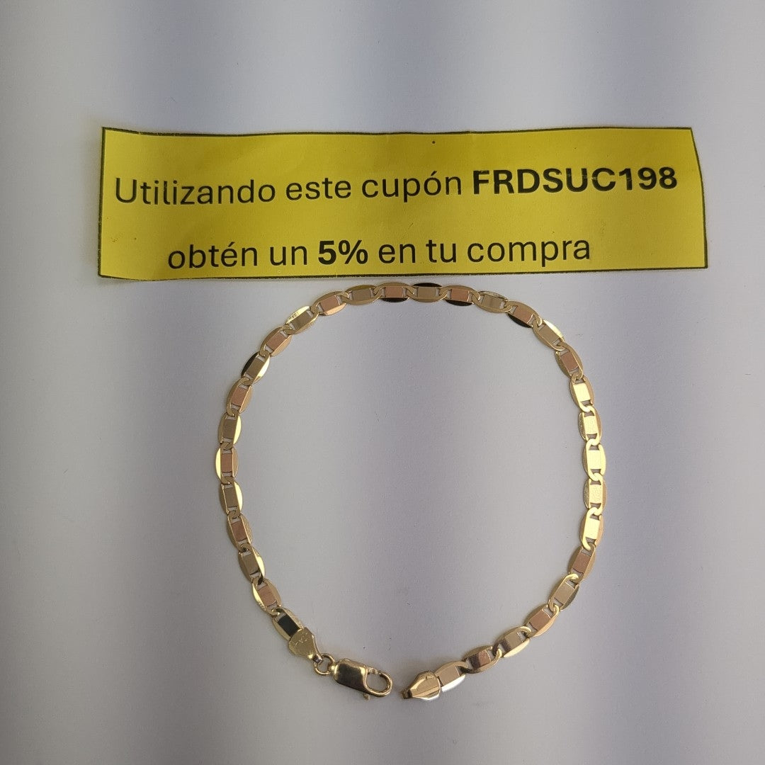 PULSERAS CABALLERO ORO 14K 4.4 (NUEVO)