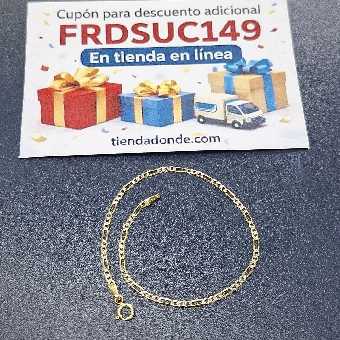 PULSERAS DAMA CARTIER 3 1 DIAMANTADA ORO 14K 1.1 (NUEVO)