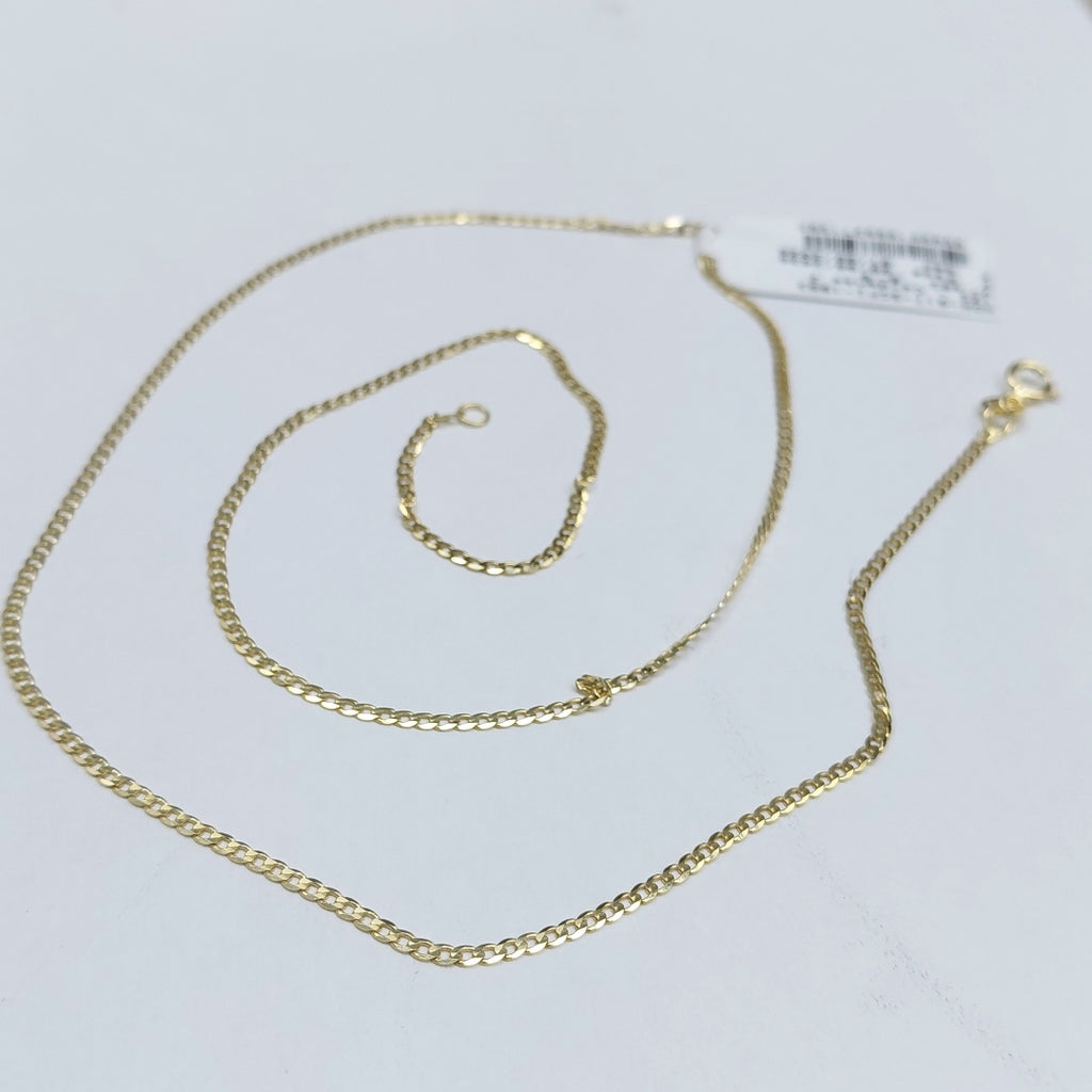 CADENAS BARBADA AMARILLA ORO 14K 1.9 (NUEVO)