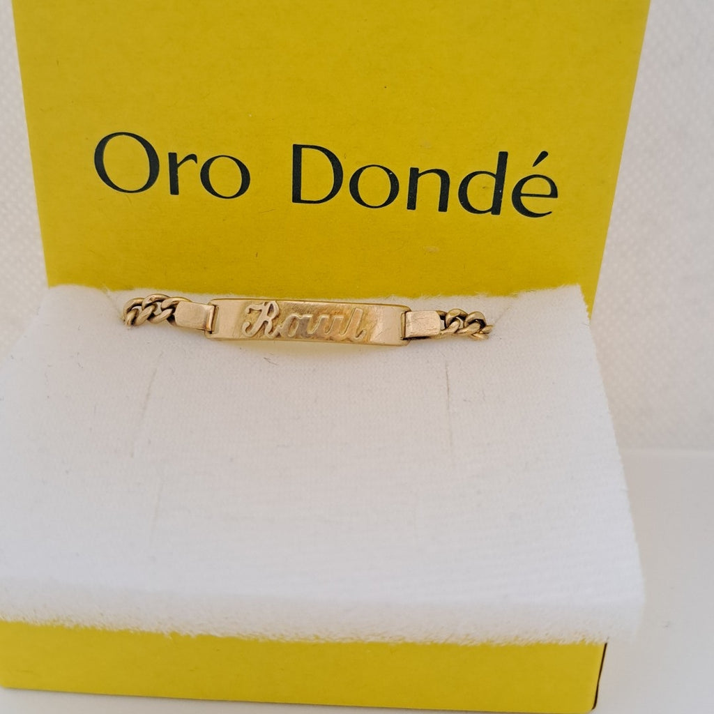 ESCLAVA ORO 14 K 4.3 GRMS (SEMINUEVO)