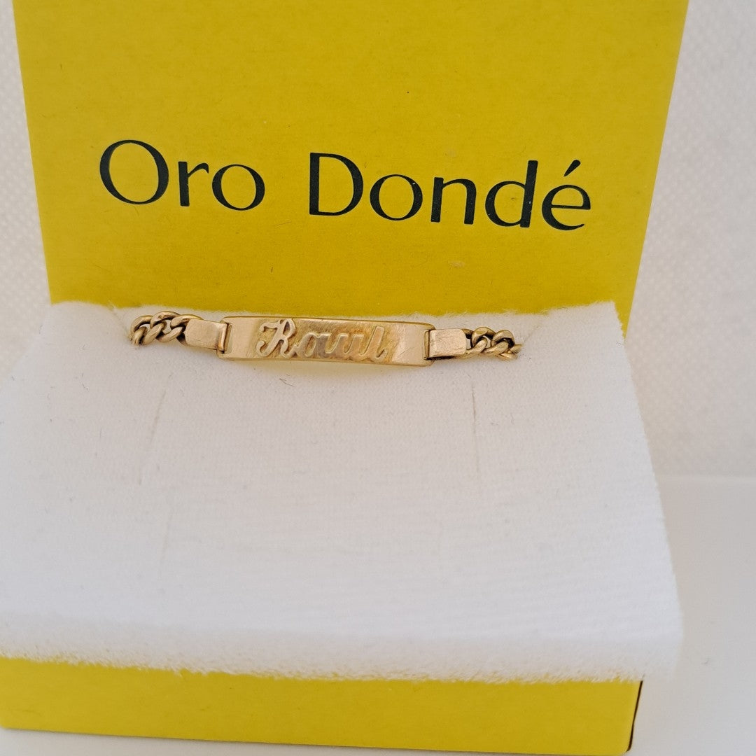 ESCLAVA ORO 14 K 4.3 GRMS (SEMINUEVO)