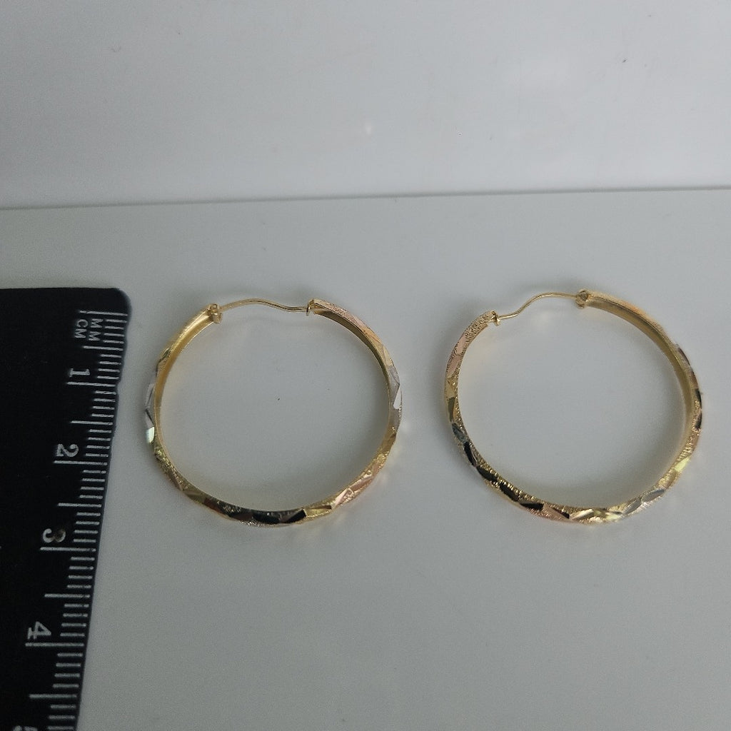 ARRACADAS PAR ORO 14 K 2 GRMS (SEMINUEVO)