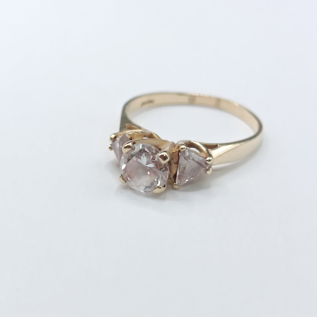 SOLITARIO ORO 14 K 2.9 GRMS (SEMINUEVO)
