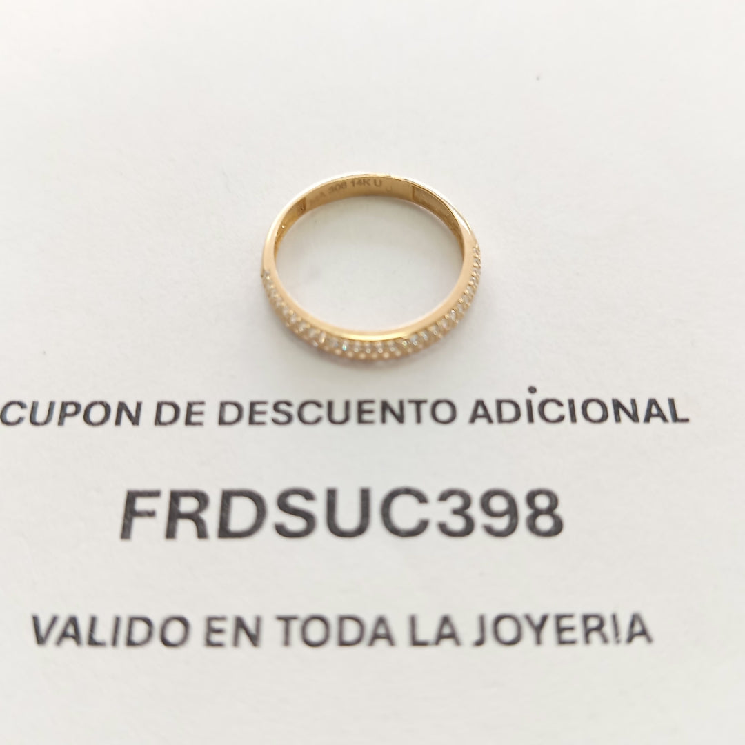 ANILLOS DAMA ORO 14K 1.5 (NUEVO)
