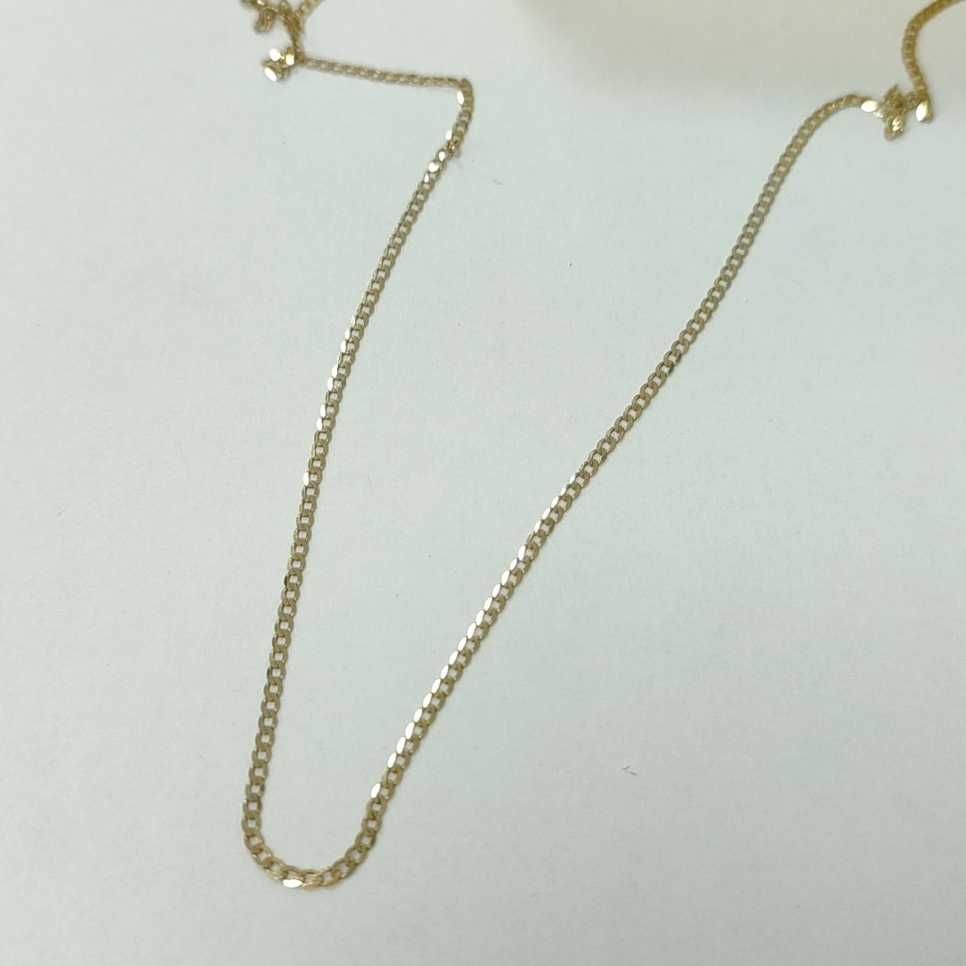 CADENAS BARBADA AMARILLA ORO 14K 2 (NUEVO)