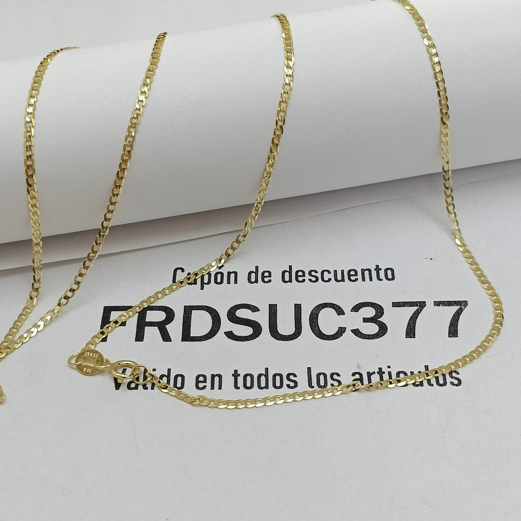 CADENAS BARBADA AMARILLA ORO 14K 2.2 (NUEVO)