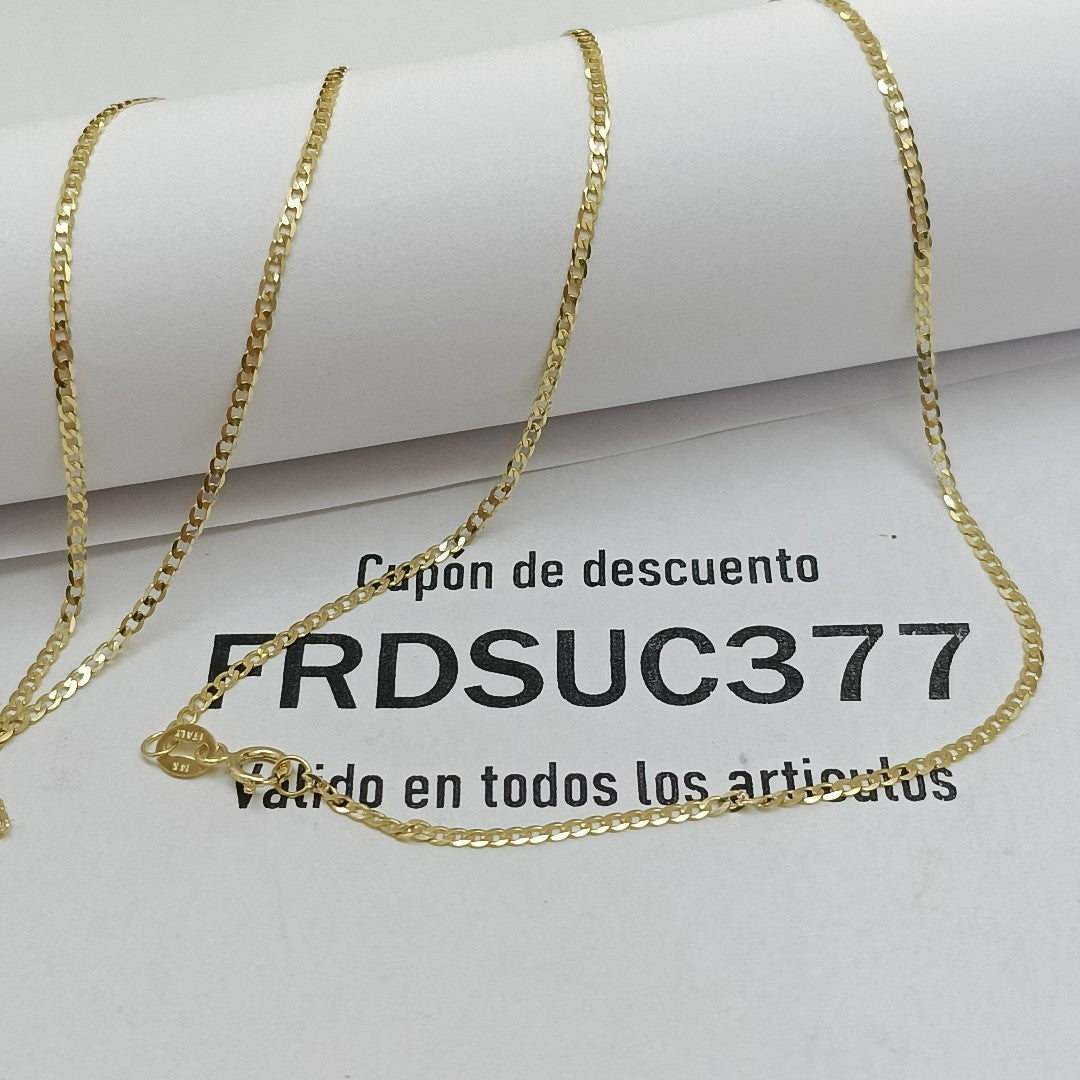 CADENAS BARBADA AMARILLA ORO 14K 2.2 (NUEVO)