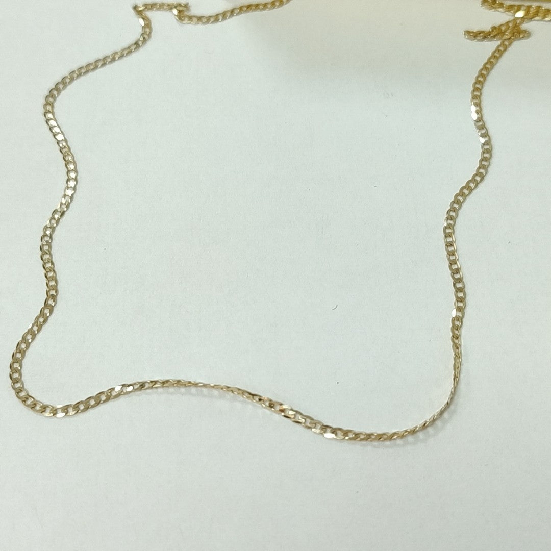 CADENAS BARBADA AMARILLA ORO 14K 2.1 (NUEVO)
