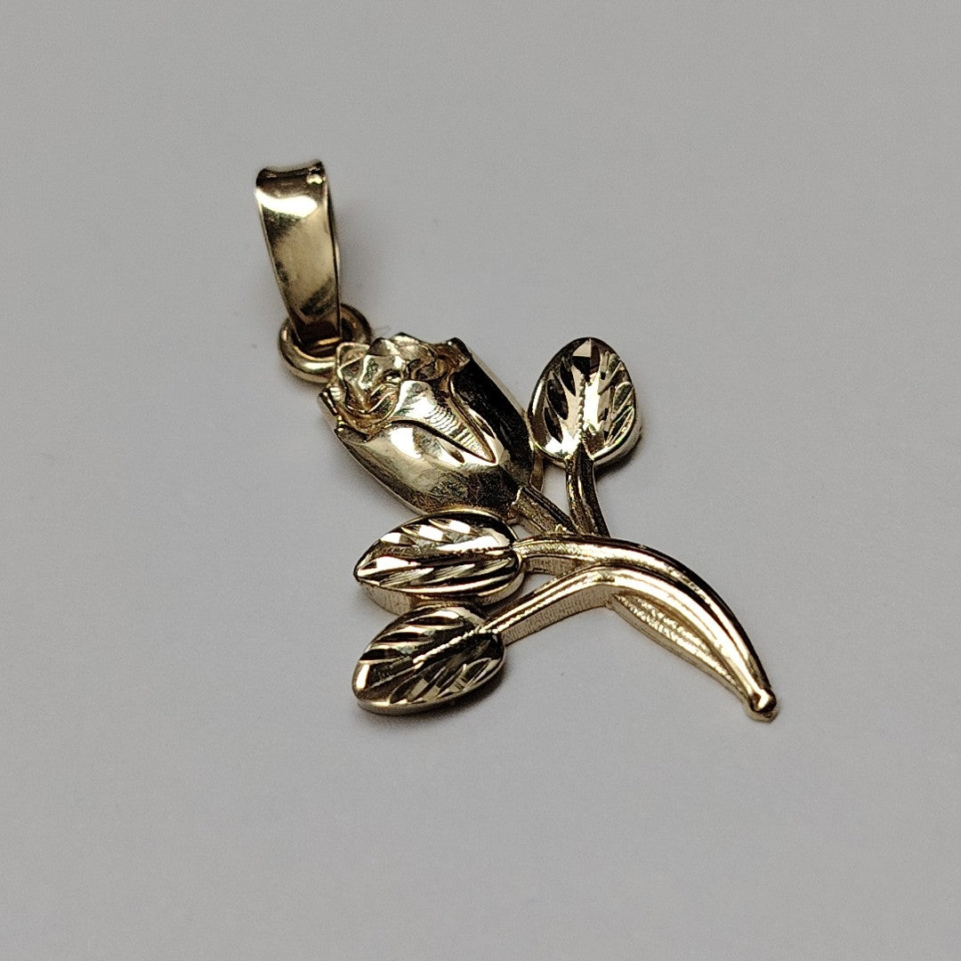 DIJE ROSA 10K 1.5 GR (NUEVO)