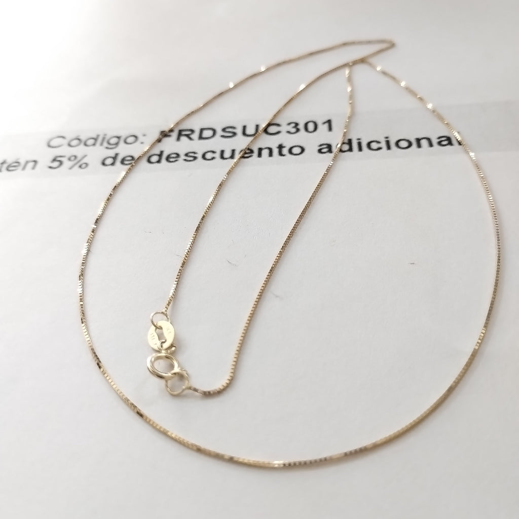 CADENAS ESPECIAL ORO 14K 1.1 (NUEVO)