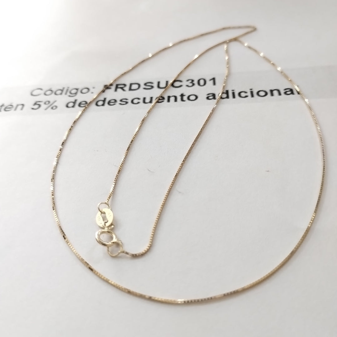 CADENAS ESPECIAL ORO 14K 1.1 (NUEVO)