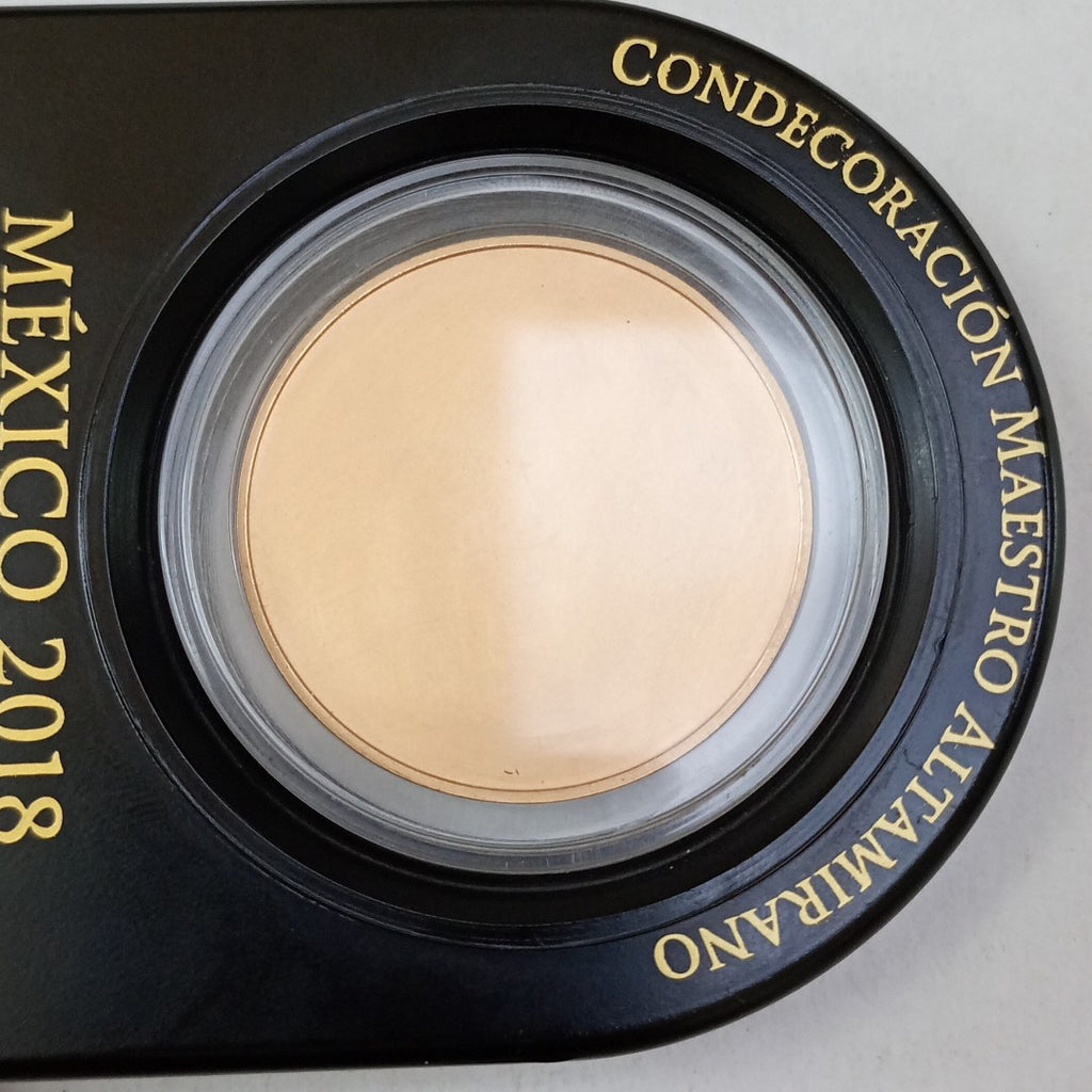 MEDALLA CONMEMORATIVA ORO 21 K 42 GRMS (SEMINUEVO)