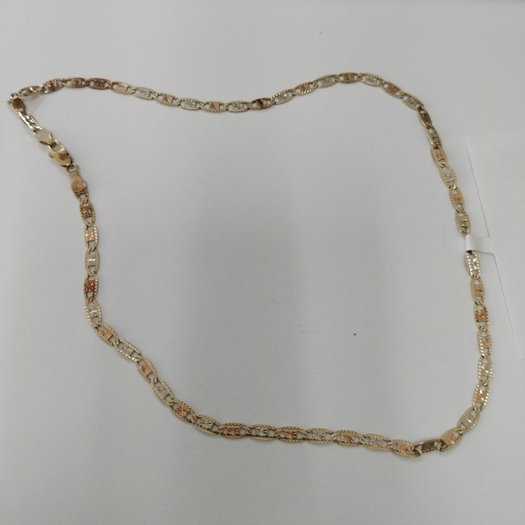 CADENA ORO COMBINADO 14 K 10,10 GRMS (SEMINUEVO)