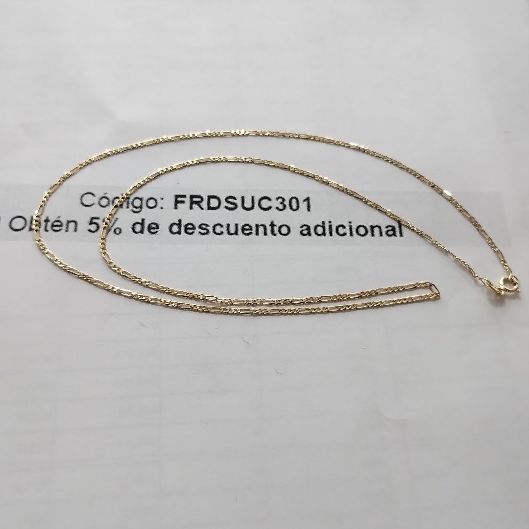 CADENAS CARTIER 3 1 AMARILLA ORO 14K 2 (NUEVO)