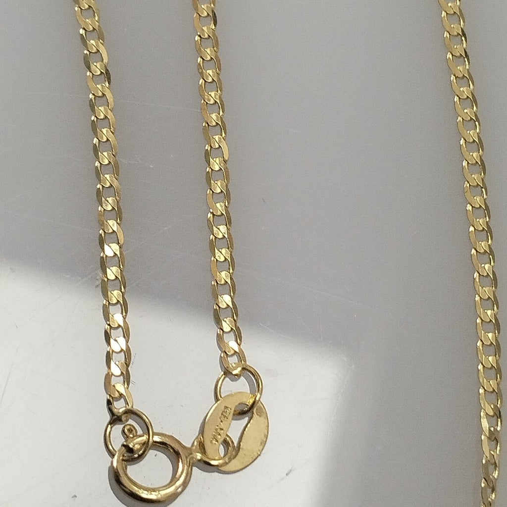 CADENAS BARBADA AMARILLA ORO 14K 2 (NUEVO)