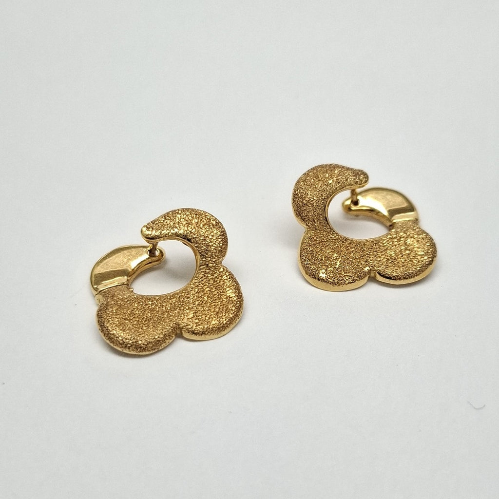 ARETES PAR ORO 18 K 6 GRMS (SEMINUEVO)