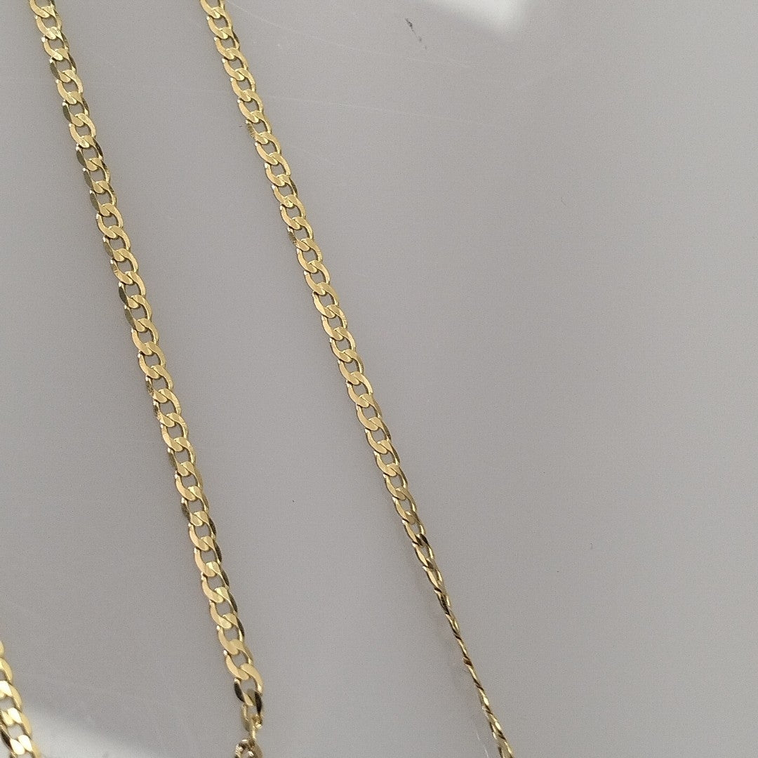 CADENAS BARBADA AMARILLA ORO 14K 2 (NUEVO)