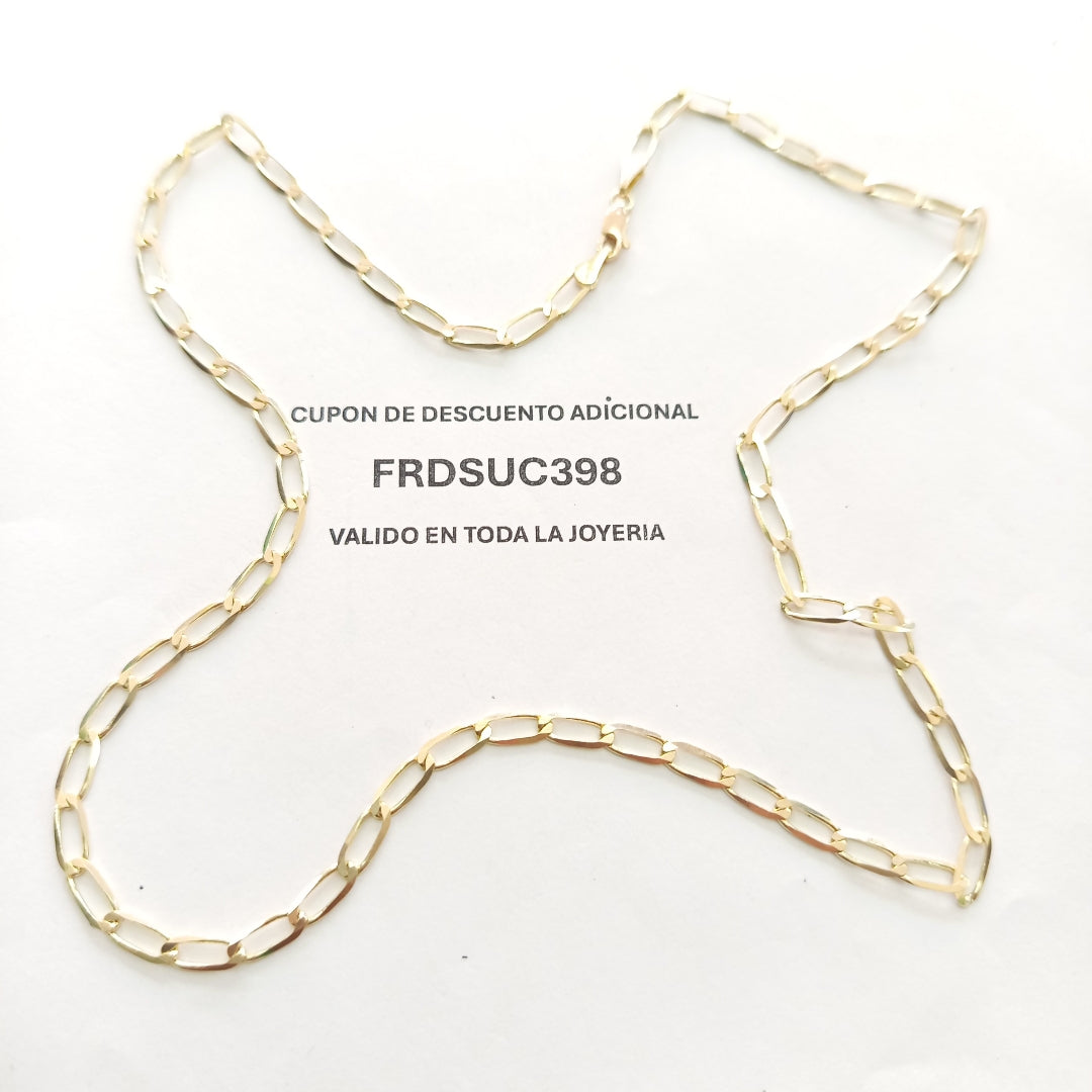 CADENA ESLABON 14K 60 CM 11.8 GR (NUEVO)