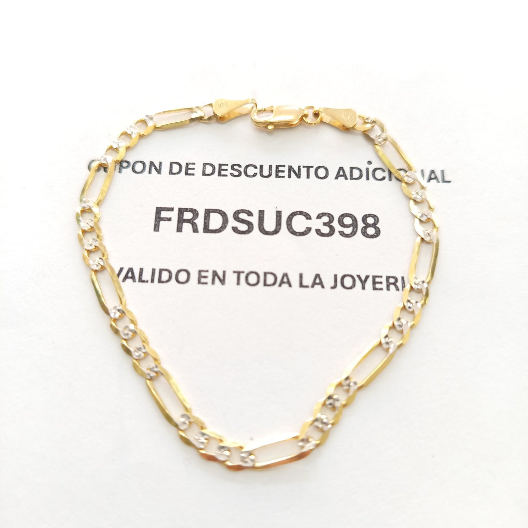 PULSERA 3X1 14K 18 CM 3.9 GR (NUEVO)