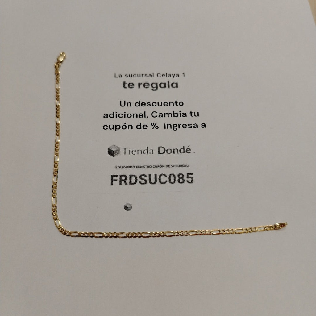 PULSERAS CABALLERO CARTIER 3 1 AMARILLA ORO 14K 2.1 (NUEVO)