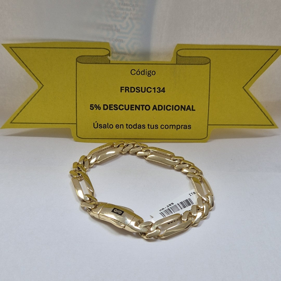 PULSERA MONACO ORO 14K 9.3 (NUEVO)