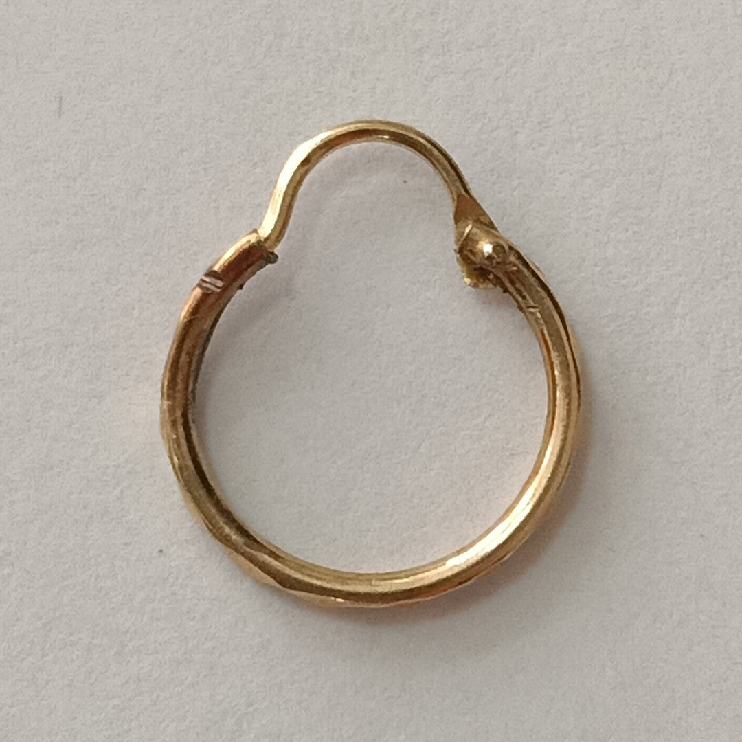 ARRACADAS PAR ORO 10 K 0.9 GRMS (SEMINUEVO)