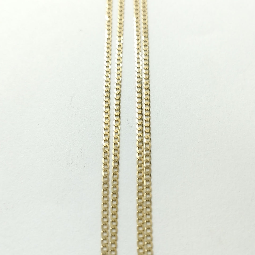 CADENAS BARBADA AMARILLA ORO 14K 2 (NUEVO)