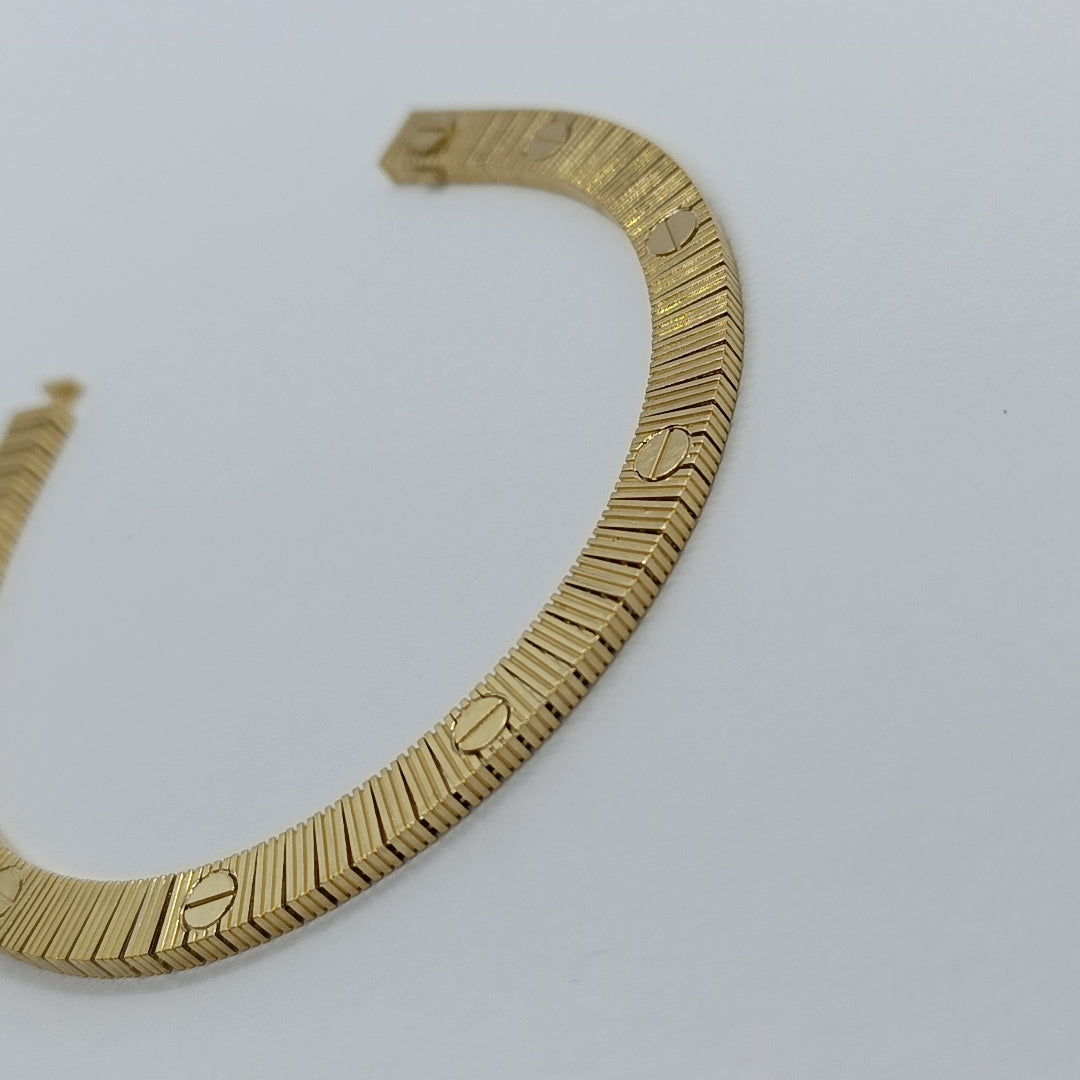 PULSERAS CABALLERO ORO 14K 15.5 (NUEVO)