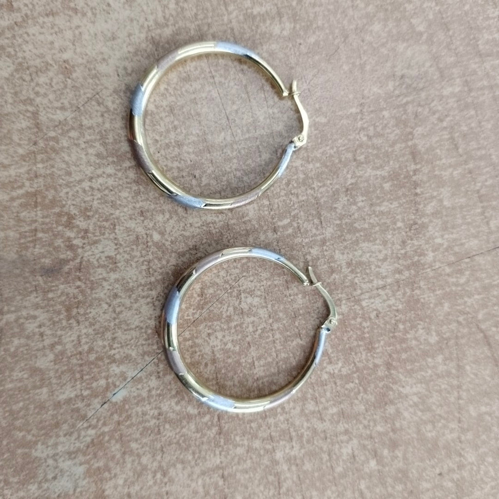 ARRACADAS PAR ORO 10 K 2.4 GRMS (SEMINUEVO)