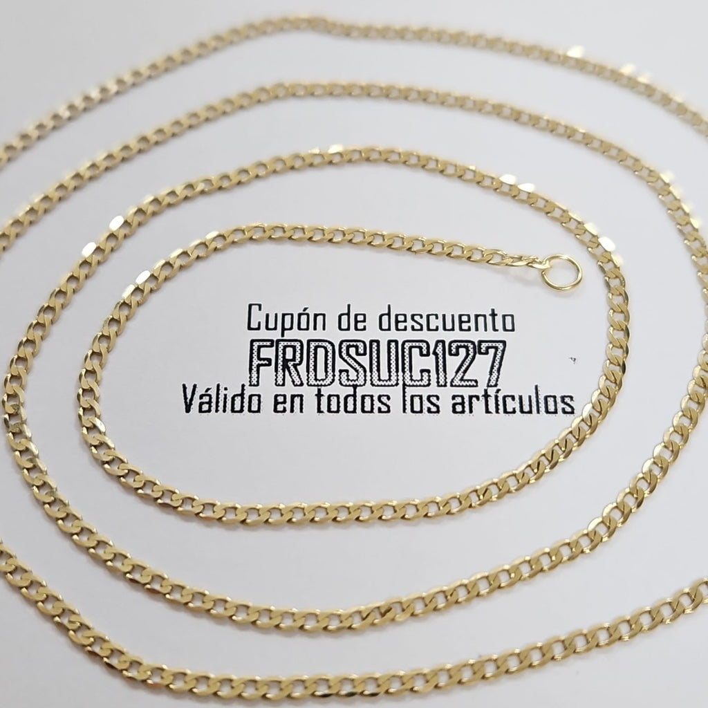 CADENAS BARBADA AMARILLA ORO 14K 2 (NUEVO)