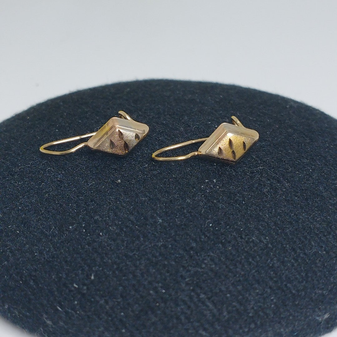 ARETES PAR ORO 10 K 0.9 GRMS (SEMINUEVO)