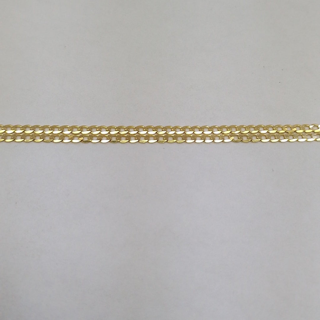 CADENAS BARBADA AMARILLA ORO 14K 2.1 (NUEVO)