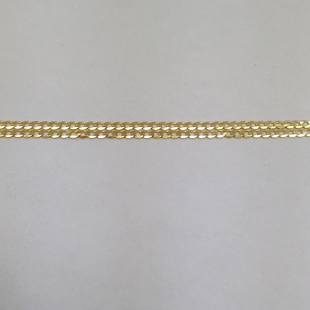 CADENAS BARBADA AMARILLA ORO 14K 2.1 (NUEVO)