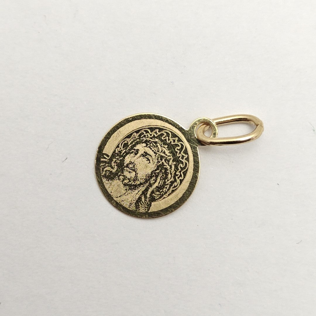 MEDALLA RELIGIOSA ORO 14 K 0,50 GRMS (SEMINUEVO)
