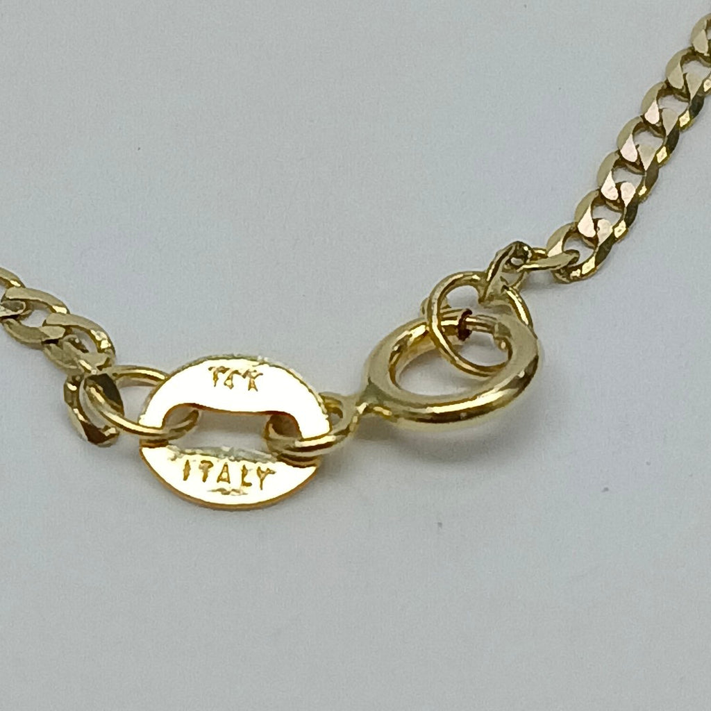 CADENAS BARBADA AMARILLA ORO 14K 1.9 (NUEVO)