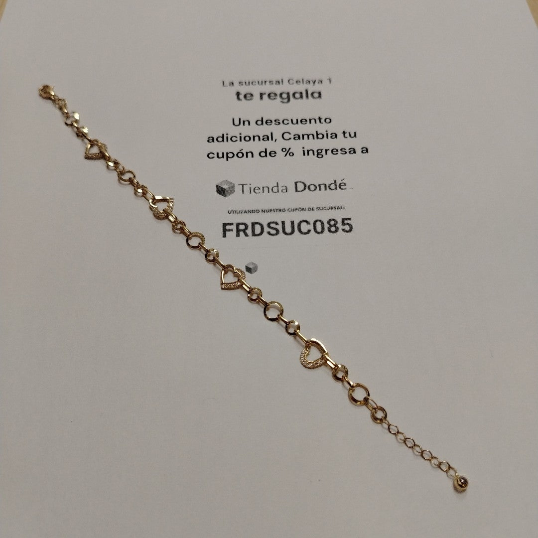 PULSERAS DAMA ORO 14K 3 (NUEVO)
