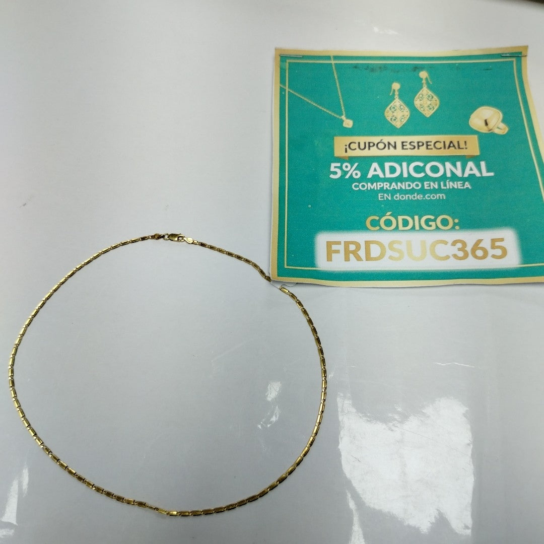 CADENA ORO 14 K 5.5 GRMS (SEMINUEVO)