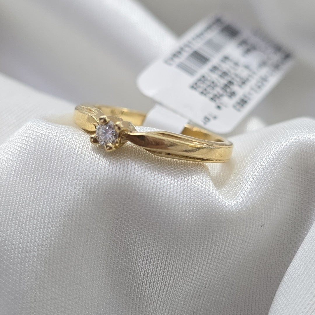 SOLITARIO ORO 14 K 2,70 GRMS (SEMINUEVO)