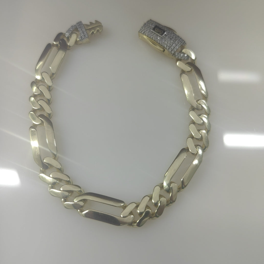 PULSERA MONACO ORO 14K 9.9 (NUEVO)