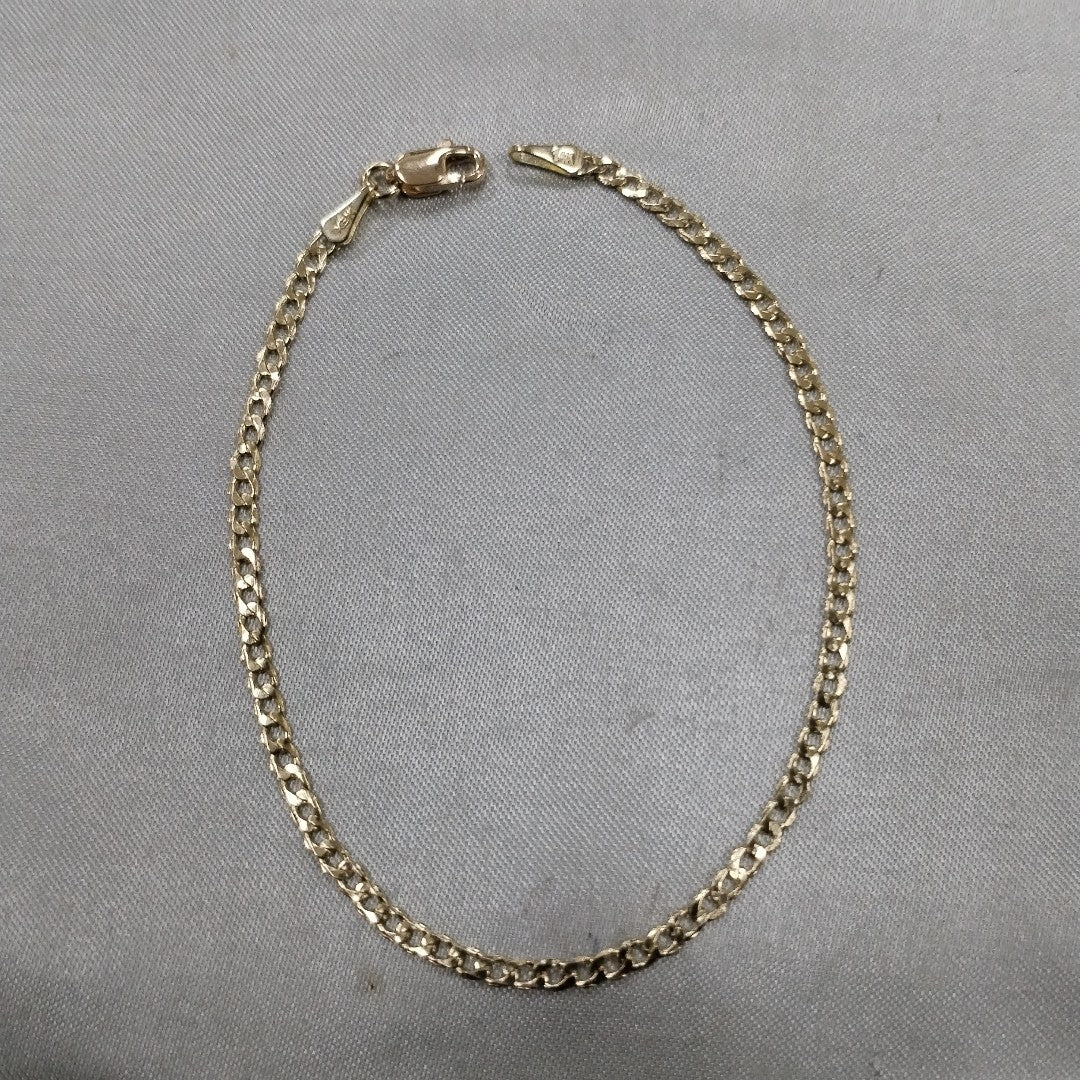 PULSERA BARBADA 14K 18 CM 2 GR (NUEVO)