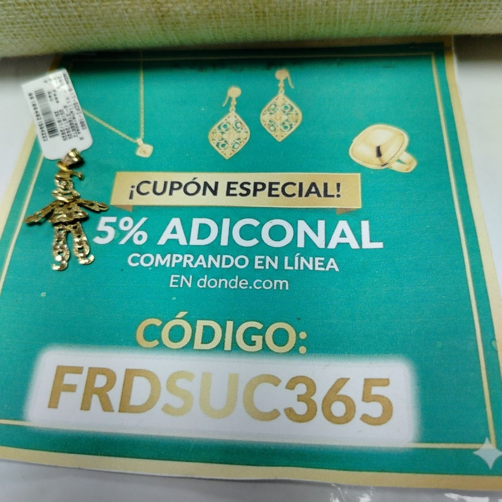 DIJE ORO 14 K 2,10 GRMS (SEMINUEVO)