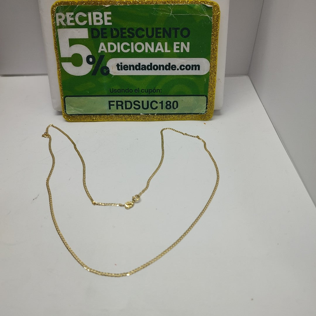 CADENAS BARBADA AMARILLA ORO 14K 2.1 (NUEVO)