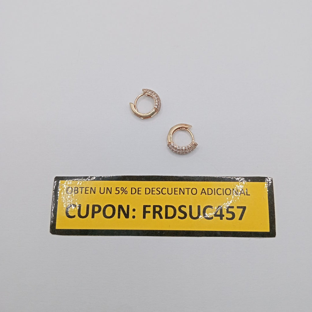 ARRACADAS PAR ORO 10 K 1.7 GRMS (SEMINUEVO)