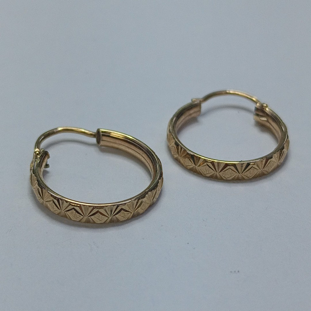 ARRACADAS PAR ORO 10 K 1 GRMS (SEMINUEVO)