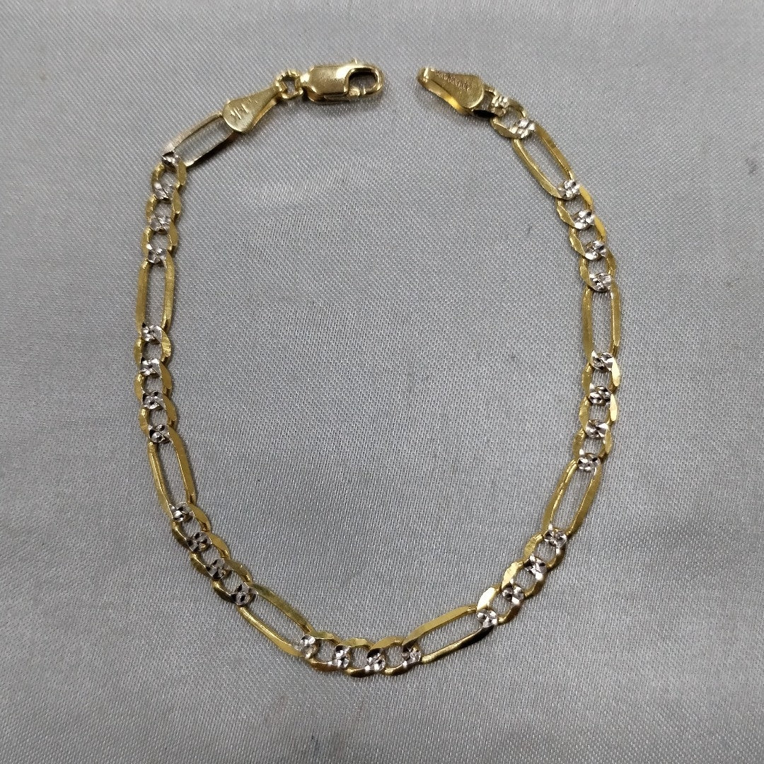 PULSERA 3X1 14K 18 CM 3.9 GR (NUEVO)