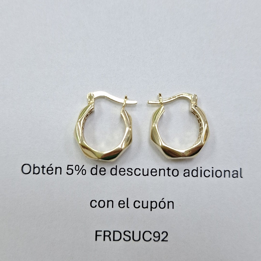 ARRACADAS ORO 14K 2.3 (NUEVO)
